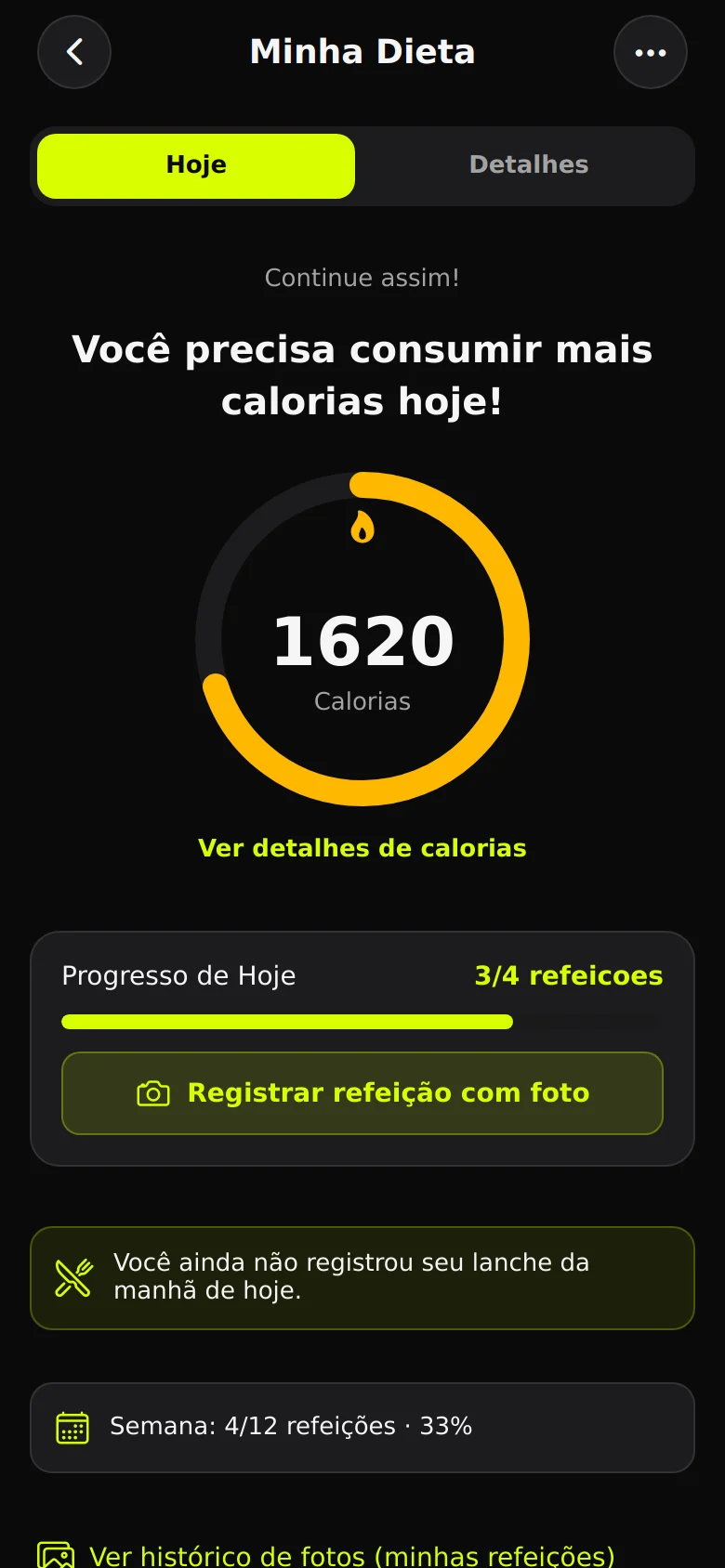 Nutrição e dieta com IA